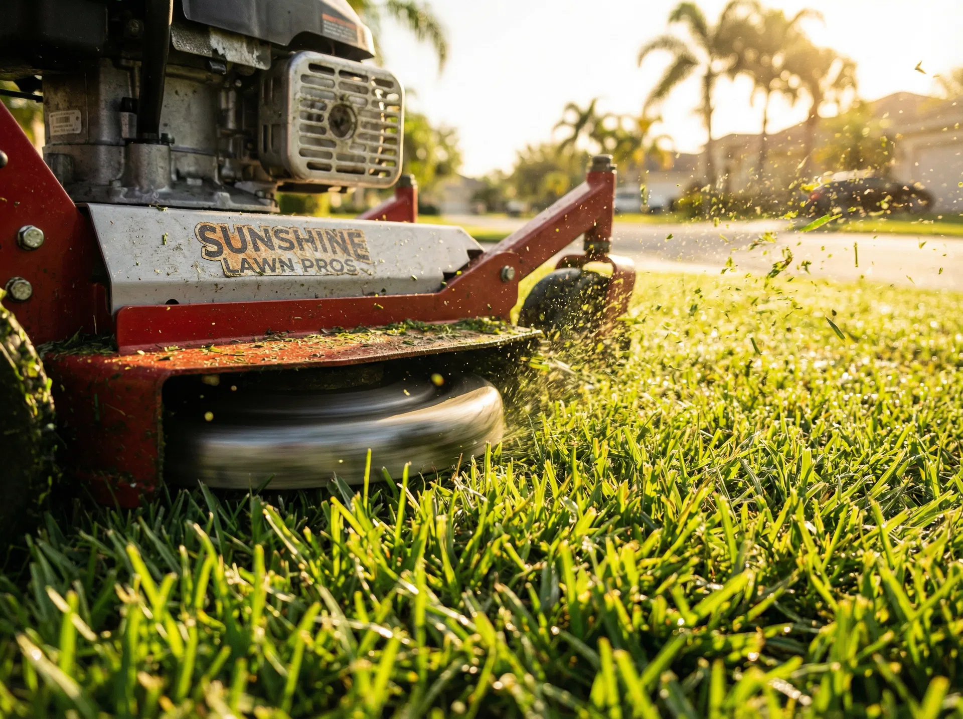 Lawn mowing